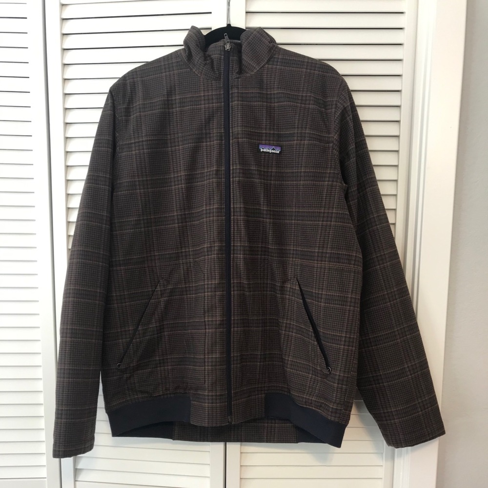 Men's Patagonia Insulated / Brown Plaid Jacket